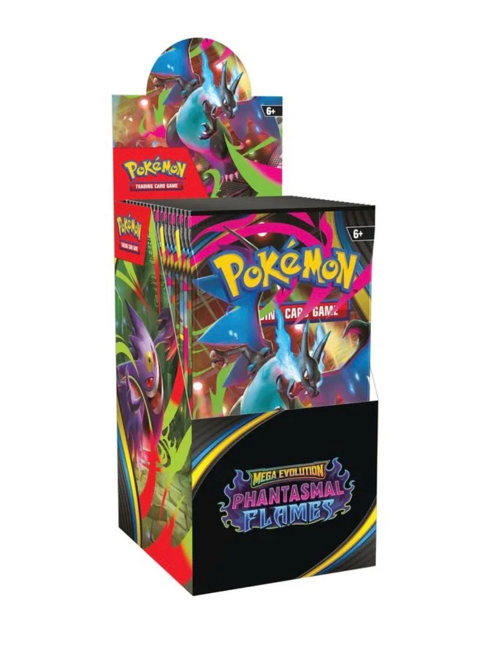Pokémon TCG: Mega Evolution—Phantasmal Flames Booster Display (18 Booster Packs)