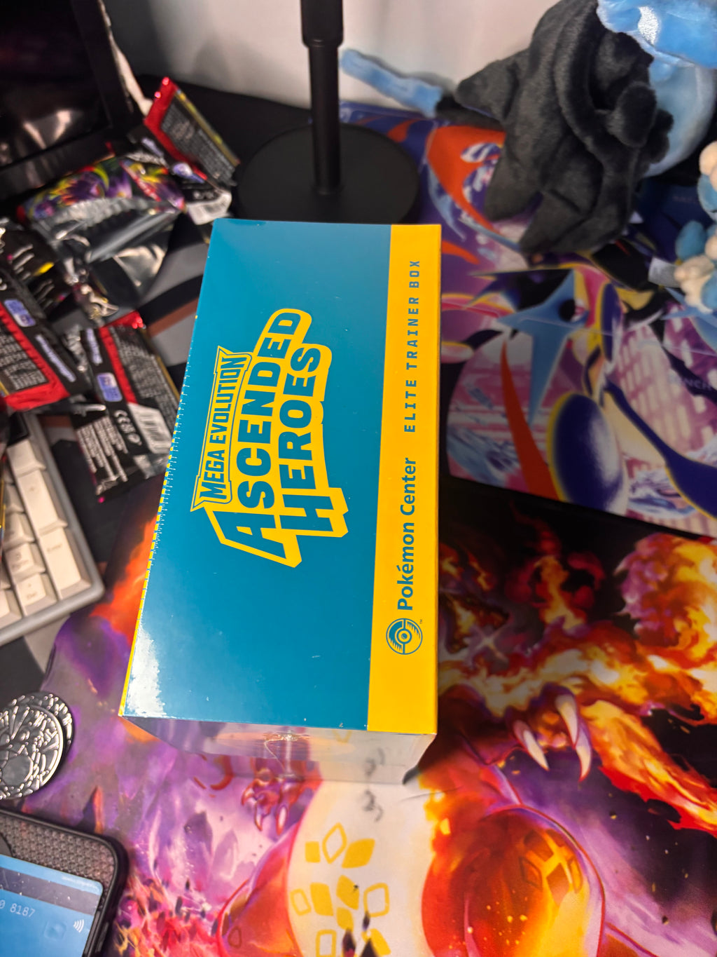 Ascended heros Elite trainer box Pokemon centre with acrylic case