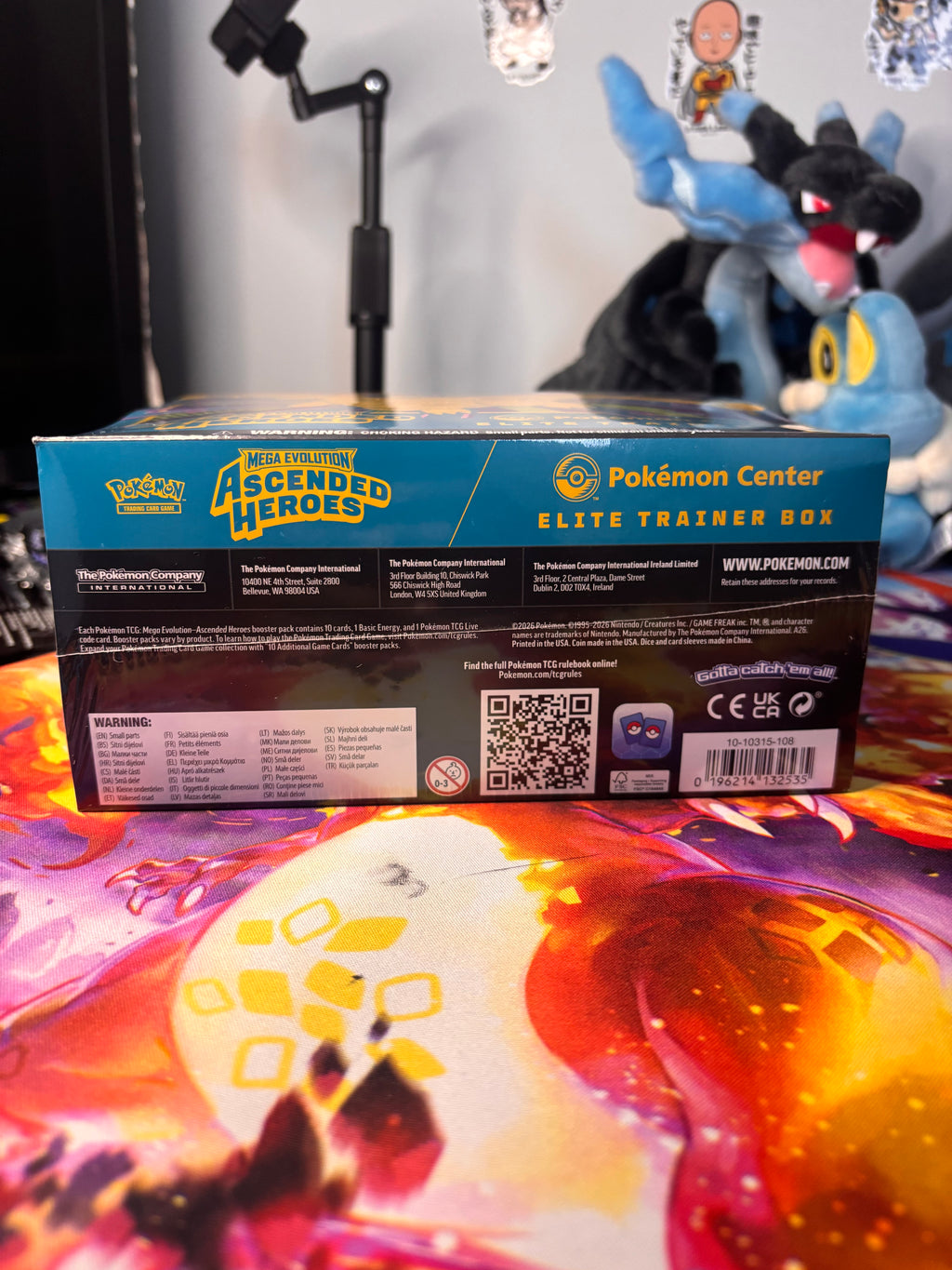 Ascended heros Elite trainer box Pokemon centre with acrylic case