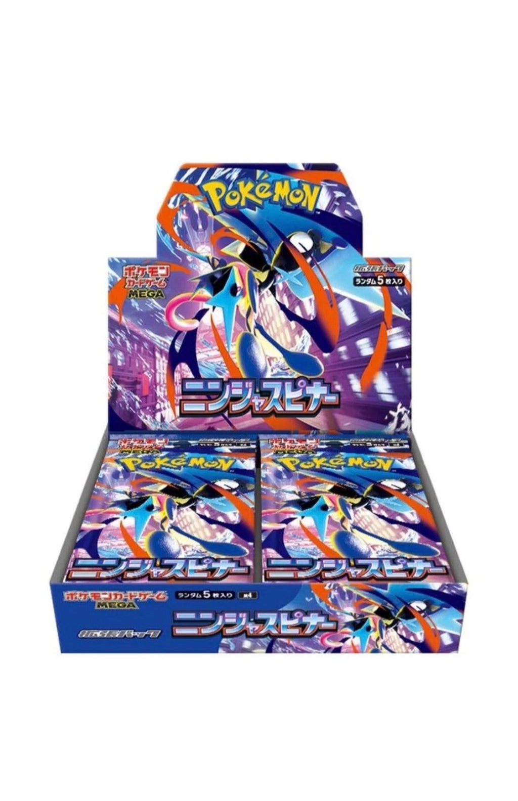 Pokemon TCG: Ninja Spinner Booster Box [JP] m4  BRAND NEW AND FACTORY SEALED